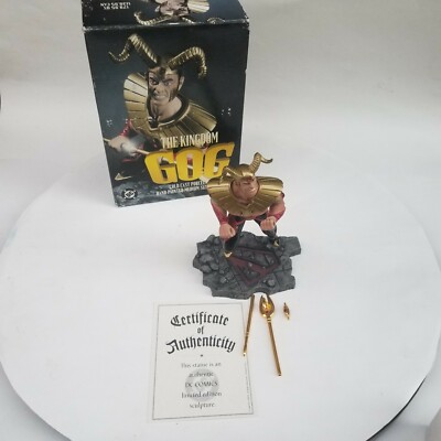 1998 DC Comics The Kingdom GOG Statue Figure Limited Ed Cold Cast Porcelain