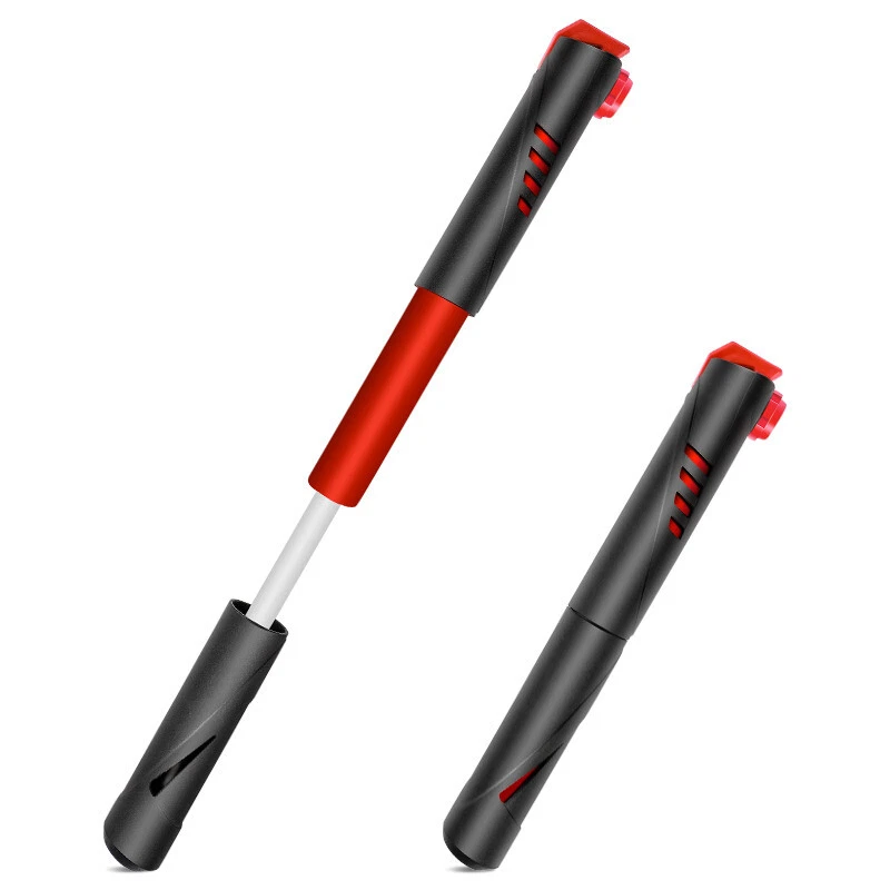 Mini Bike Pump Portable Bicycle Tyre Inflator Hand Pump Presta & Schrader Valve - Image 3 of 4