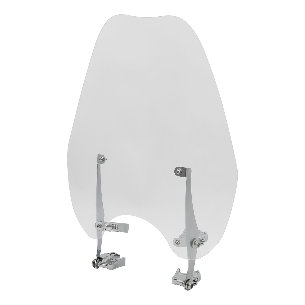 Windshield 49mm Detatchable Clamps Quick Release Fit For Harley