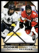 Sarah Nurse Victoria Bach Rookie Connections 2024-25 Tim Hortons Duos #RC-15 UD