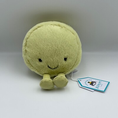 BNWT RARE Jellycat Amuseables Max Macaron Plushy Pastry toy dessert green HTF