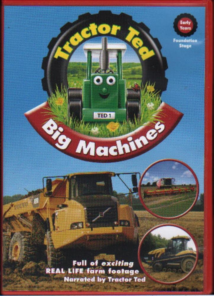 Tractor Ted Big Machines DVD FREE SHIPPING