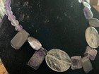 19” Amethyst & Clear Quartz Sterling Necklace — photo 4