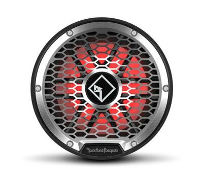 ROCKFORD M2D4-10IB Color Optix LED Subwoofer 25cm Subwoofer Boote Marine Outdoor