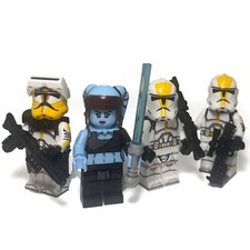 327th Star Corps Yellow Clone Troopers Star Wars Commander Bly Jedi Aayla Secura