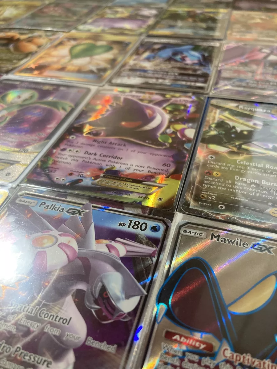 Cartas pokémon brilhantes vstar gx ex vmax v mega tag equipe