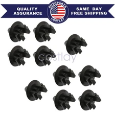 10Pcs Cowl Panel Grille Retainer Clips W708771-S300 For Ford F-150 Super Duty
