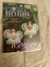 Designs for the Needle Cross Stitch Pin Pals Clothespin Angel Kit 2301 Adorable