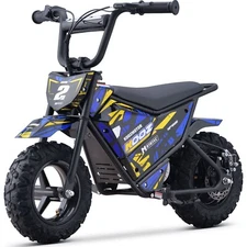 MotoTec 24v 250w Electric Powered Mini Bike (HP120E) - Multi Colors
