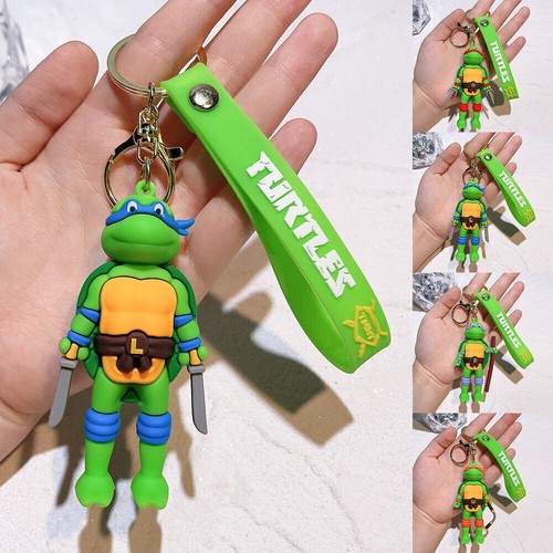 TeenageMutant Ninja Turtles Keychain Keyring Bag Charm Pendant Key Rings Gifts~ - Picture 9 of 13