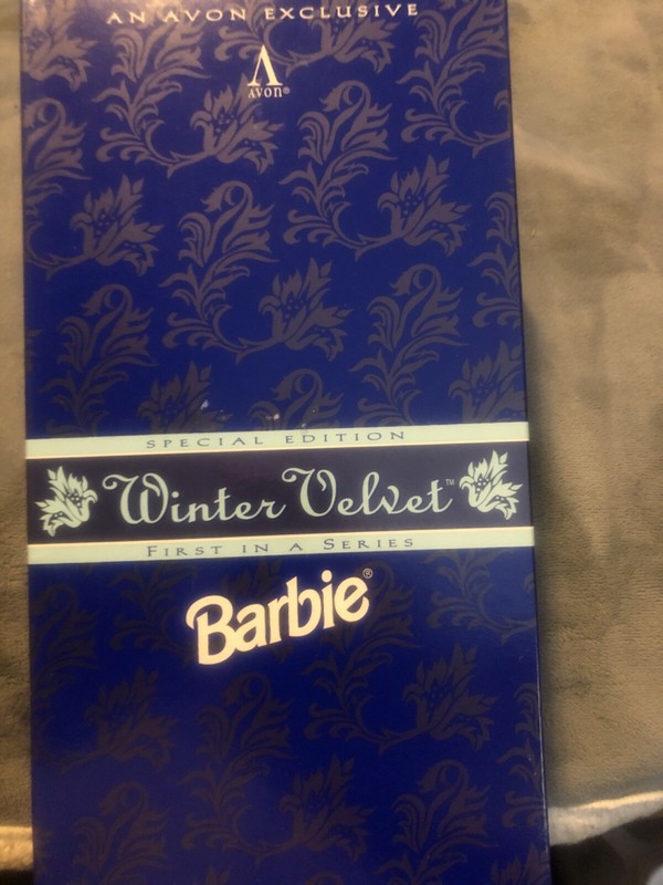 Barbie Winter Velvet Barbie Doll Avon Exclusive First In A Series