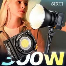 SIRUI C300X Ⅱ Handheld COB Bi-Color LED Video Light 2700-6500K Photography Light