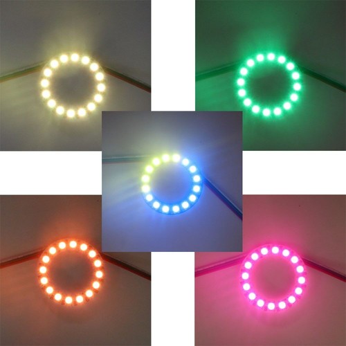 WS2812B 8/16/24/35/45Leds Pixel SP110E Controller Kit Ring Individul Addressabie - Picture 10 of 31
