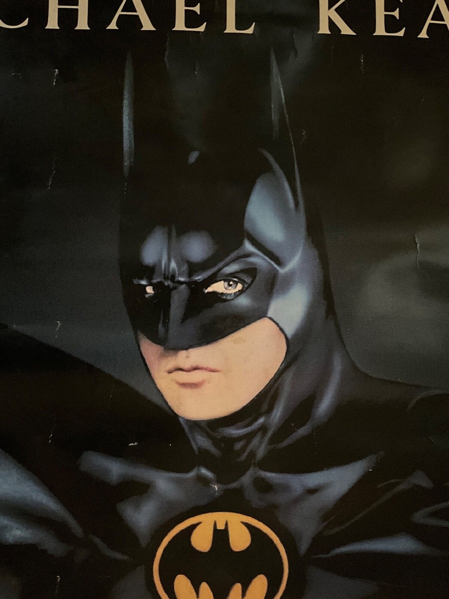 VINTAGE 1992 BATMAN RETURNS GIANT MOVIE THEATER POSTER