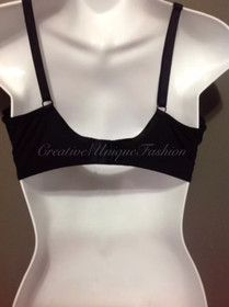 Brand New Miss Studio La Perla Henry Triangle Underwire Black 32D Bra 905524