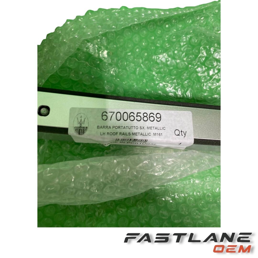 2016-2023 MASERATI LEVANTE RETROFIT KIT ROOF RAILS CHROM NEW OEM 940000814