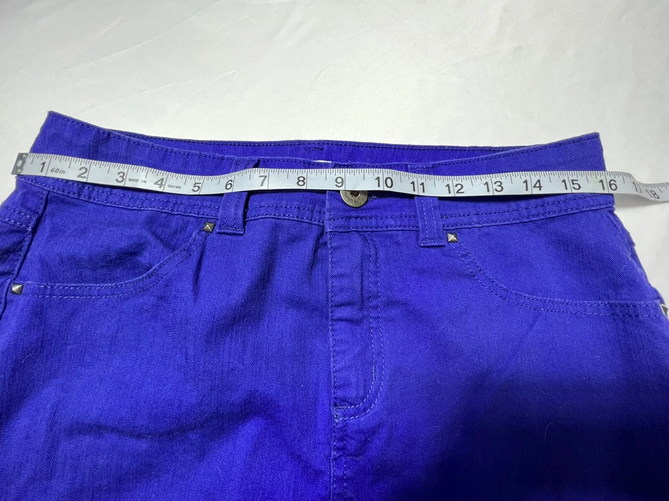 Relativity женщин мини джинсовой ткани синий размер 10 юбка #B-769 - Изображение 3 из 4