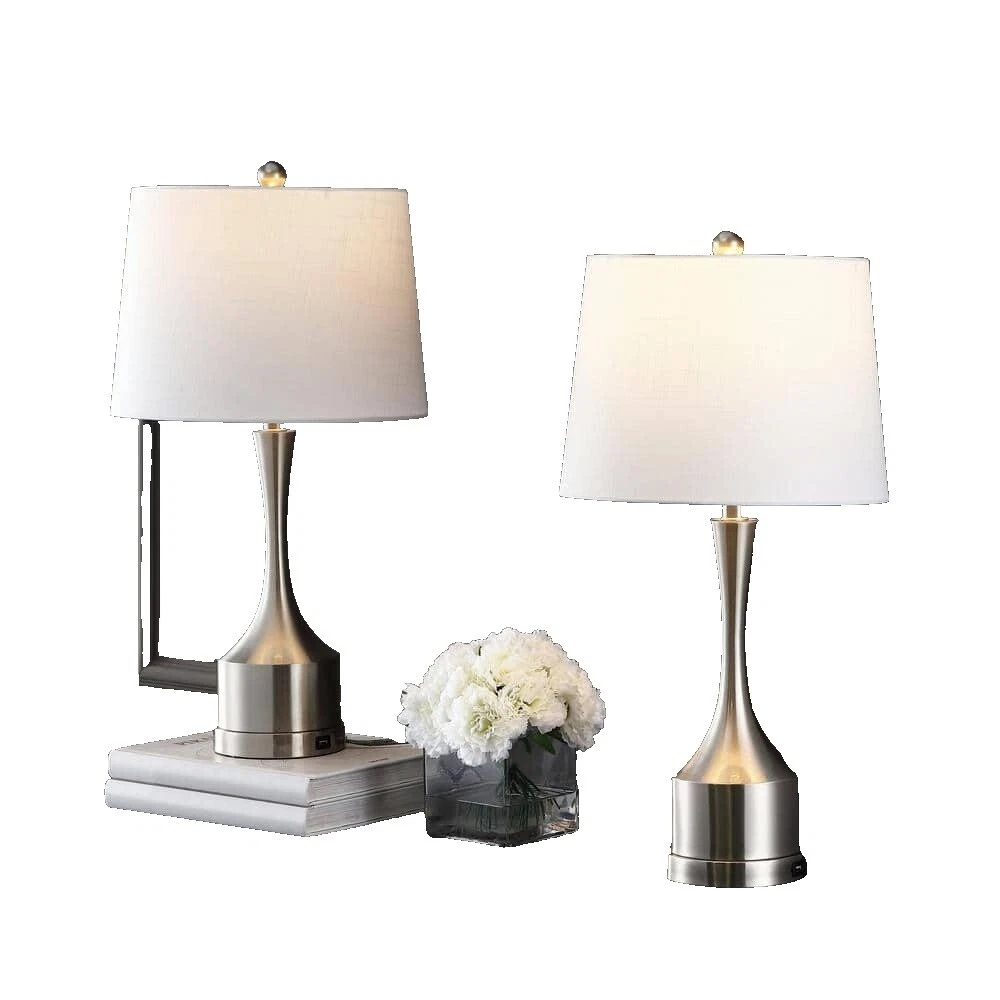 French Country White Table Lamps
