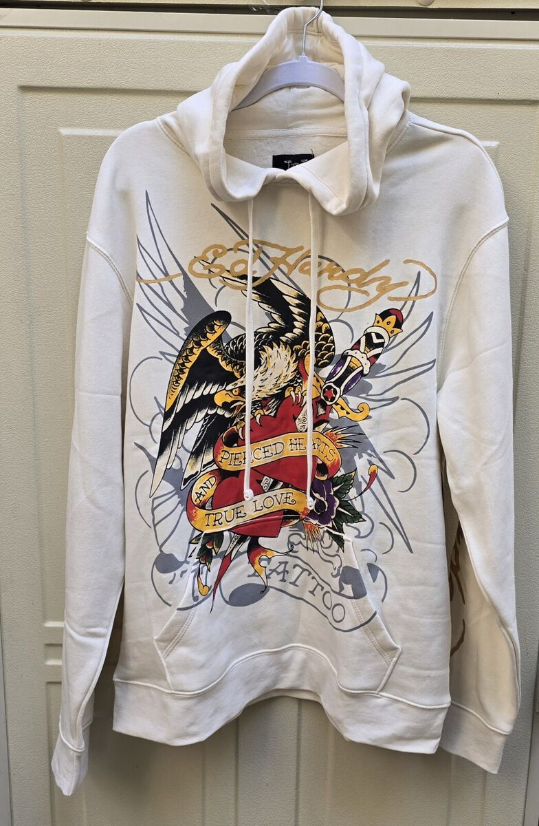 Ed Hardy Pierced Eagle Hearts and True Love Tattoo Mens Ed Hardy Pierced Eagle Hearts and True Love Tattoo Mens