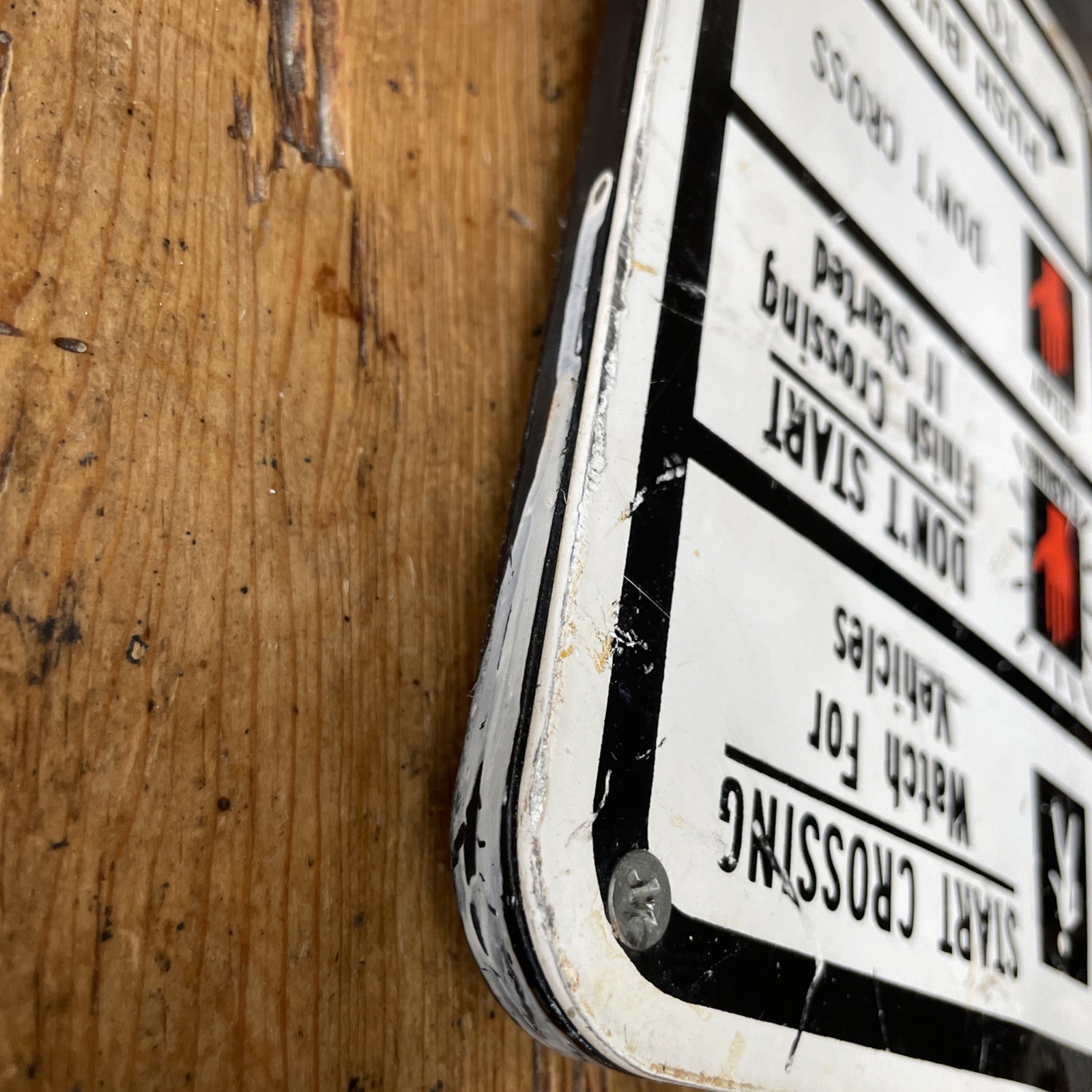 Pedestrian Crosswalk Bundle- WALK/DONT WALK Glass Lens + Button Panel to Cross