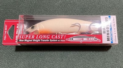 Yozuri Mag Minnow R1532-Bone 4-1/8  5/8oz