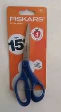Fiskars 8" Teen Scissors Blue Handle NEW 