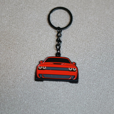 Dodge Challenger Molded Keychain for Challenger Owners | Car Keychain