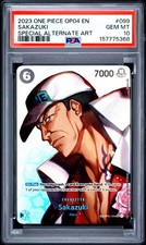 2023 One Piece CCG OP04 Sakazuki OP02-099 SP Special Alt Art PSA 10 Gem Mint