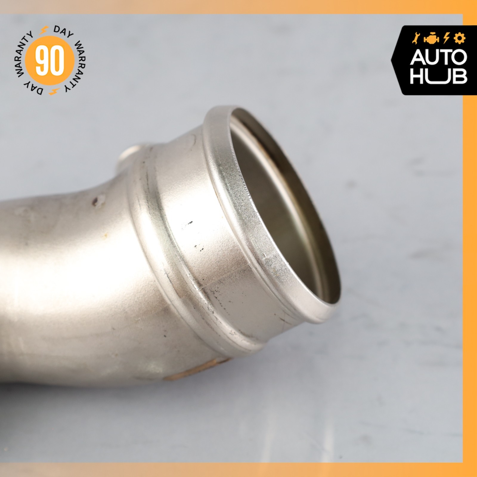 13-18 Bentley Continental GT GTC 4.0L V8 Turbo Air Intake Pipe Left OEM
