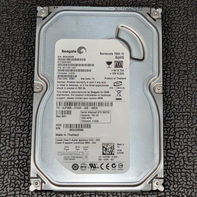 Seagate Barracuda 7200.10 160GB 3.5''  SATA Hard Drive - ST3160815AS - TESTED