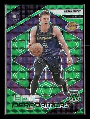 2024-25 Panini Mosaic #14 Dalton Knecht Epic Performers Mosaic Green