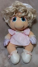 Vintage 1983 Muppet Babies Miss Piggy Plush Hasbro Softies