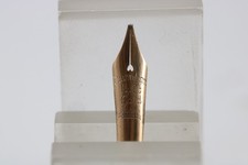 Vintage Burnham Italic Broad Semi-Flex 14ct Nib