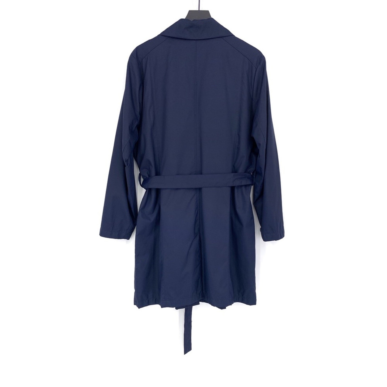 EDDIE BAUER Casual Trench Coat Navy Blue XL - image 10