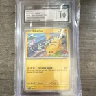 CGC 10 Pikachu 190 Black Star Promo World Championships Scarlet Violet Promo