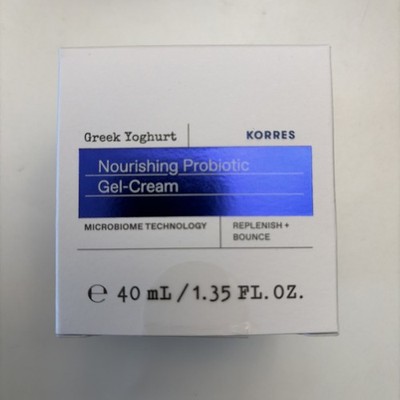 Korres Greek Yoghurt Nourishing Probiotic Gel Cream 1.35 fl oz 40 ml new sealed