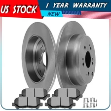 Rear Brake Rotors and Pads For Acura Zdx Mdx Honda Pilot Odyssey EX-L 3.5L
