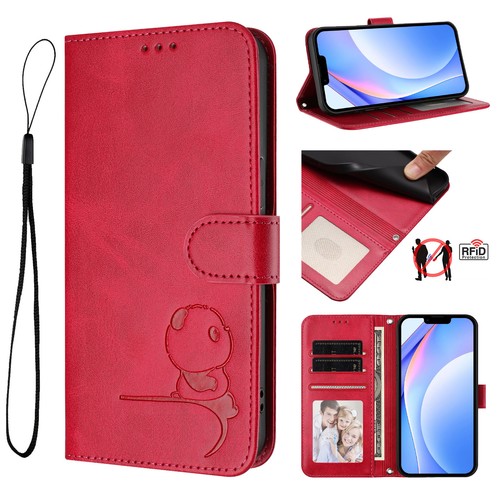 For Redmi Note 14 13 12 11 Leather Flip Wallet RFID Shookproof Stand Cover Case - Picture 14 of 15