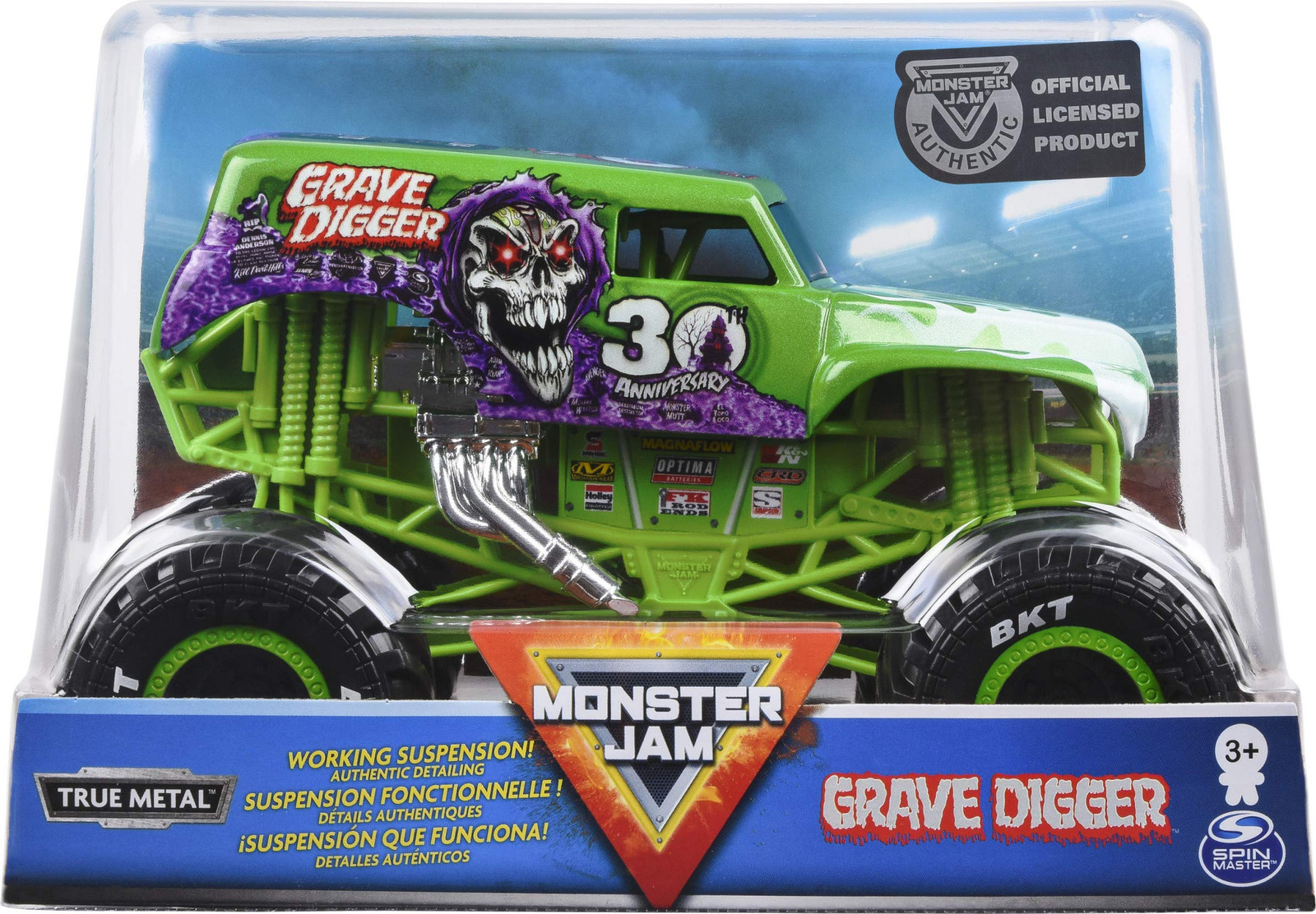 Official Grave Digger Monster Truck Die-Cast 1:24 Scale Model