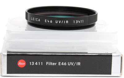 Leica Filter E46 UV/IR black 13411 ORIGINAL LEICA PRODUCT NEW Old Stock