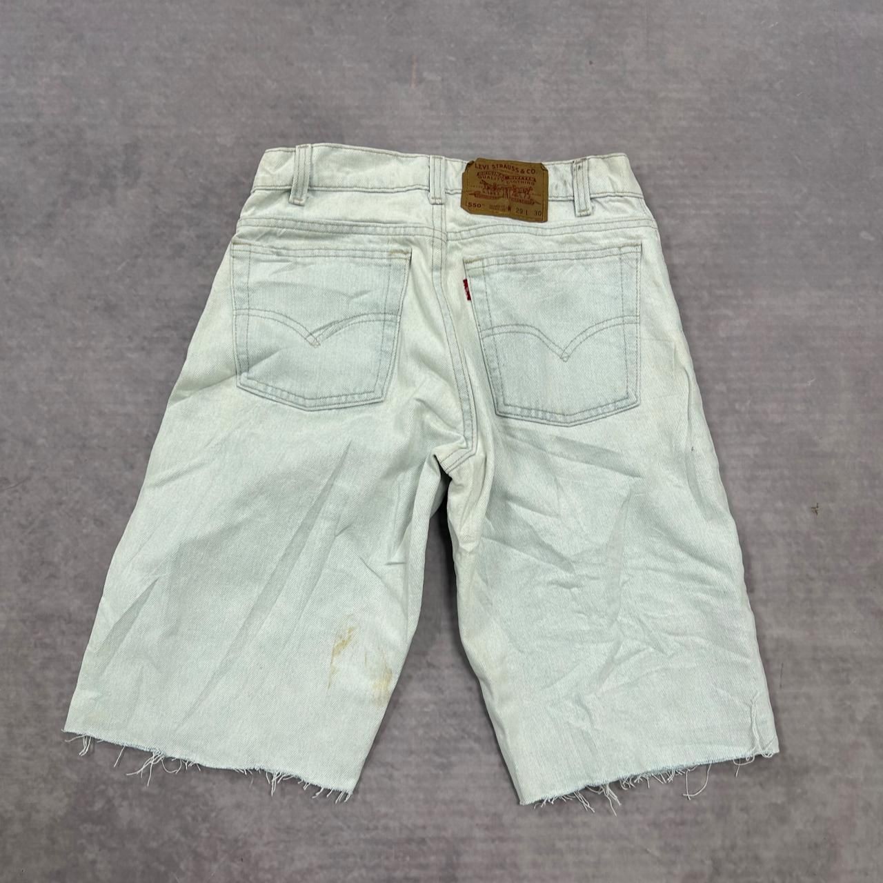 Levi's Shorts Levi 550 Cut Off Denim Jort Shorts Men's 26 thumbnail 4