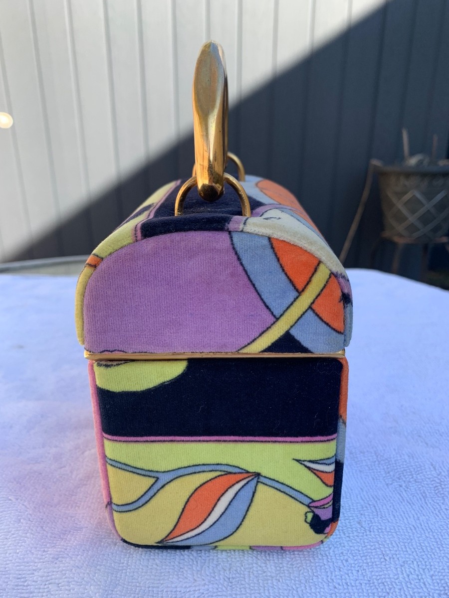 ICONIC 1960'S SMALL EMILIO PUCCI * HARD CASE * PURSE * TREASURE