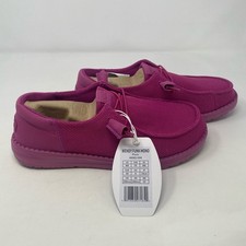 Hey Dude Wendy Funk Mono Plum Women  s 8 Slip-On Shoes