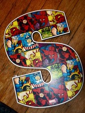 Marvel Comics Pop Creations Wooden Letter "S" - 10 in