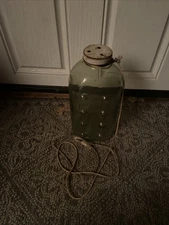 Antique McSwain Jr Glass Bait Trap Minnows & Roaches Jonesboro Arkansas