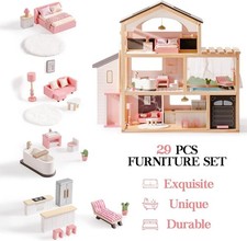 Decoración Navideña Miniatura Para Casa De Muñecas - Banderín 'Feliz Navidad' Dorado - Escala 1:12, Hecho A Mano
