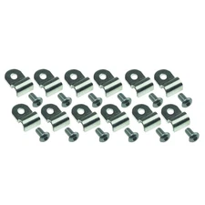 1/4" Stainless Steel 24pc Brake Line Clamp and Screw Street Rod Custom Dune