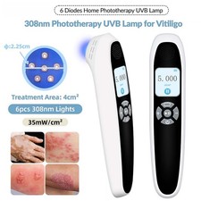 Handheld 308nm UVB Light Therapy Lamp 1800mAh Battery for Skin Care at Home Use