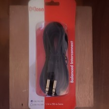 Hosa Technology CSS-110 10ft Balanced TRS Male 1/4 in Shielded Cable