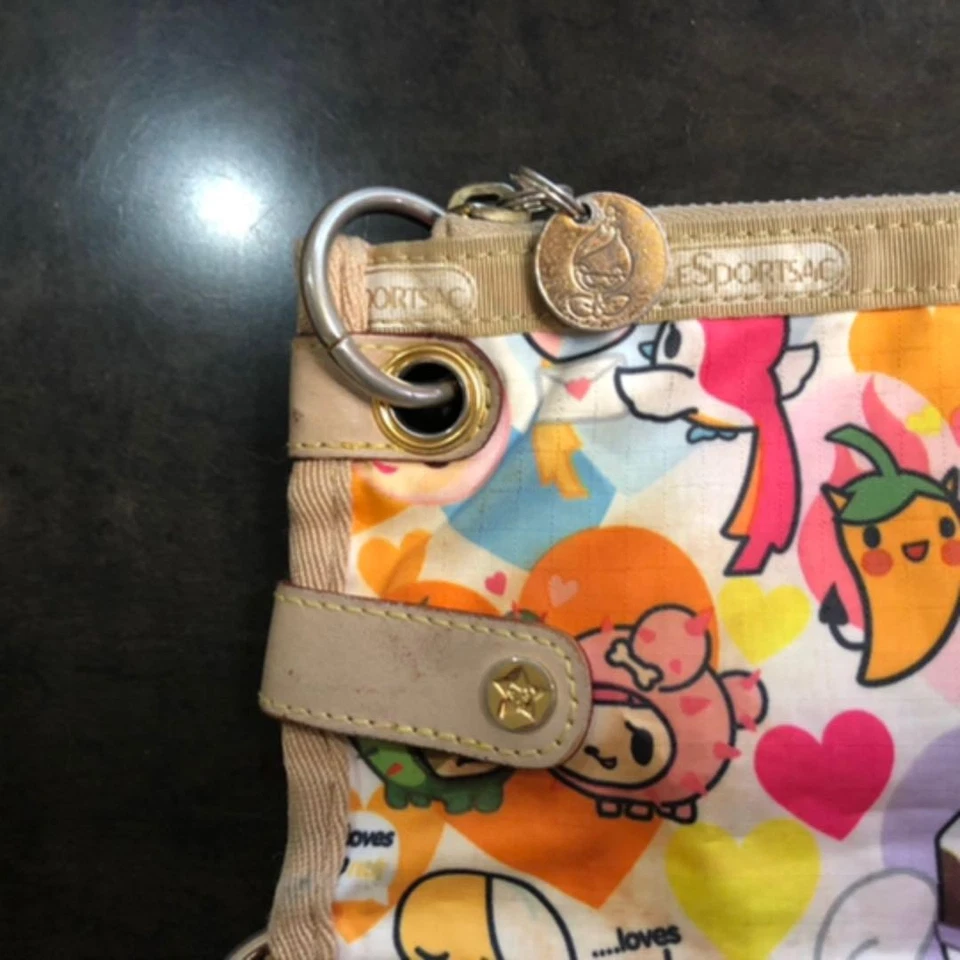 Bolso de Hombro LeSportsac tokidoki Collaboration Bolsa Usado Buen Estado Raro Foto 4 de 4